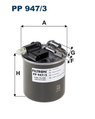 Obrázok Palivový filter FILTRON  PP9473