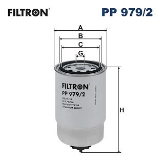 Obrázok Palivový filter FILTRON  PP9792