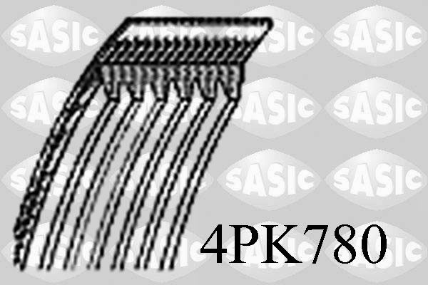 Obrázok Ozubený klinový remeň SASIC  4PK780