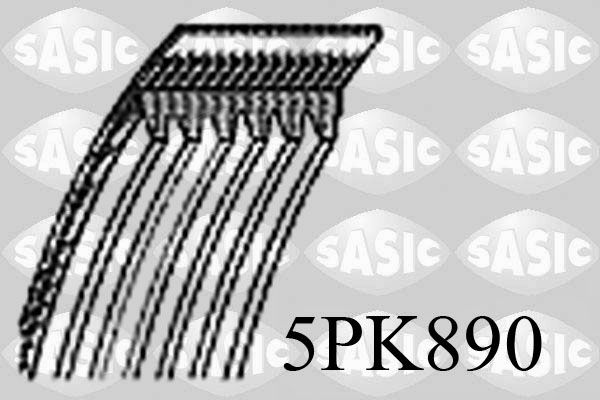 Obrázok Ozubený klinový remeň SASIC  5PK890