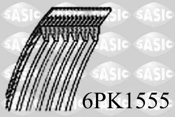Obrázok Ozubený klinový remeň SASIC  6PK1555