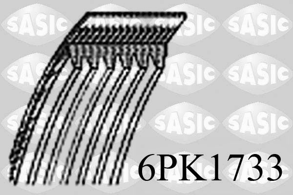 Obrázok Ozubený klinový remeň SASIC  6PK1733