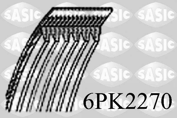 Obrázok Ozubený klinový remeň SASIC  6PK2270