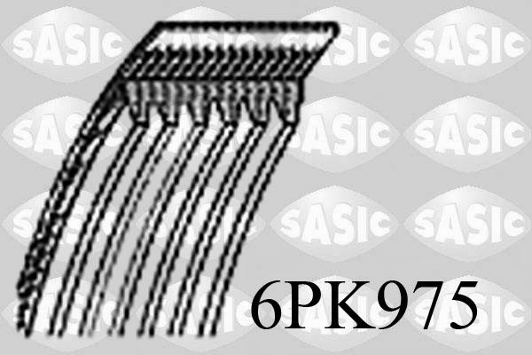 Obrázok Ozubený klinový remeň SASIC  6PK975