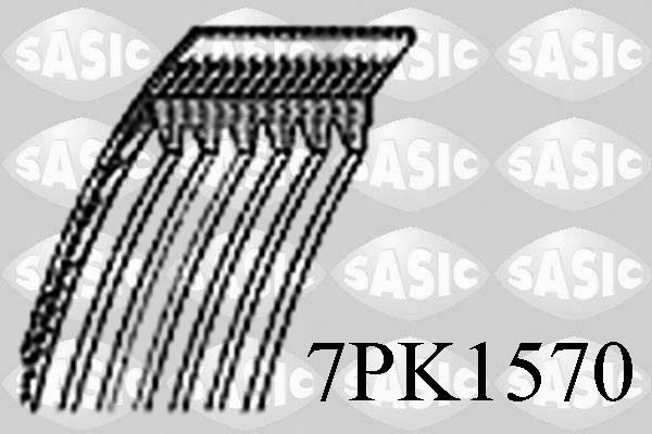 Obrázok Ozubený klinový remeň SASIC  7PK1570
