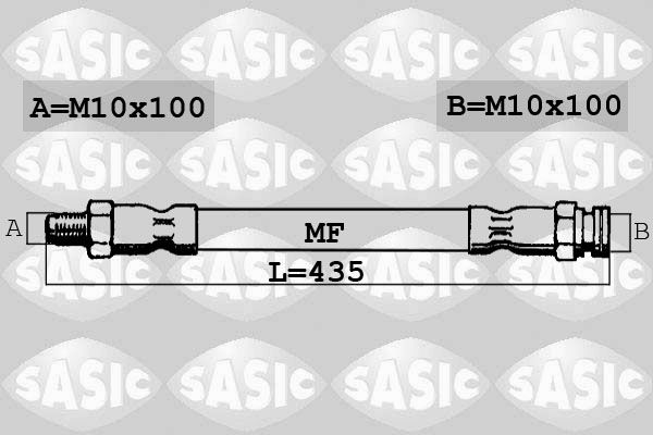 Obrázok Brzdová hadica SASIC  SBH6270