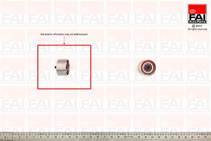 Obrázok Obehová/vodiaca kladka ozubeného remeňa FAI AutoParts  T1164