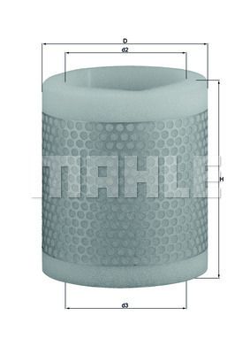 Obrázok Vzduchový filter MAHLE  LX124