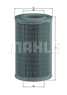 Obrázok Vzduchový filter MAHLE  LX55