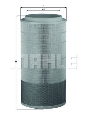 Obrázok Vzduchový filter MAHLE  LX3155
