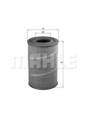 Obrázok Vzduchový filter MAHLE  LX5601