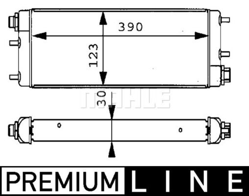 Obrázok Chladič oleja automatickej prevodovky MAHLE BEHR *** PREMIUM LINE *** CLC32000P