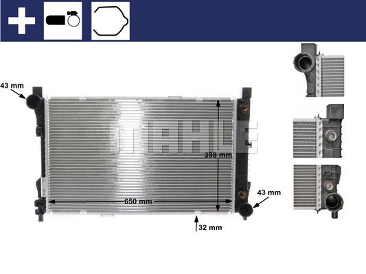 Obrázok Chladič motora MAHLE BEHR CR387000S