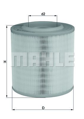 Obrázok Vzduchový filter MAHLE  LX3143