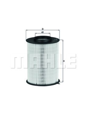 Obrázok Vzduchový filter MAHLE  LX17803