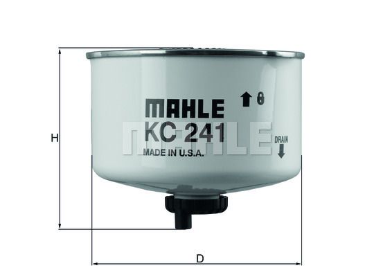 Obrázok Palivový filter MAHLE  KC241D