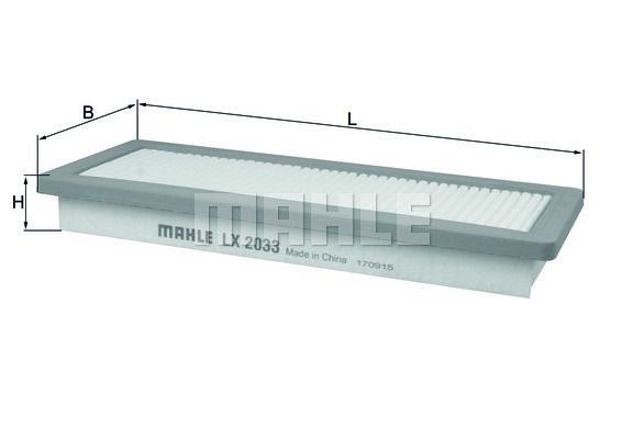 Obrázok Vzduchový filter MAHLE  LX2033