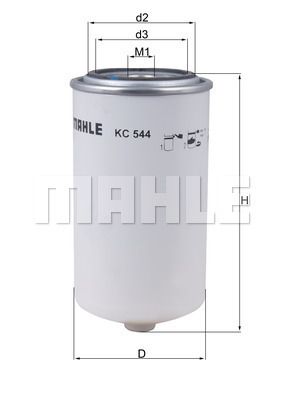 Obrázok Palivový filter MAHLE  KC544