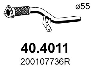 Obrázok Výfukové potrubie ASSO  404011