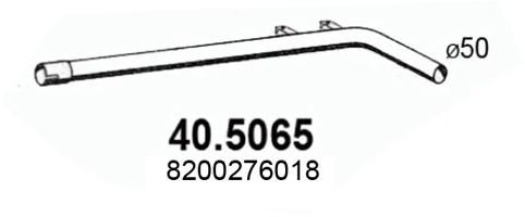Obrázok Výfukové potrubie ASSO  405065