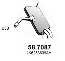 Obrázok Koncový tlmič výfuku ASSO  587087