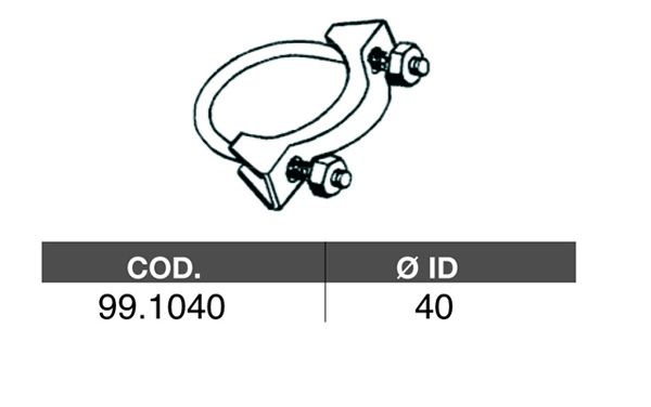 Obrázok Spojka trubiek výfukového systému ASSO  991040