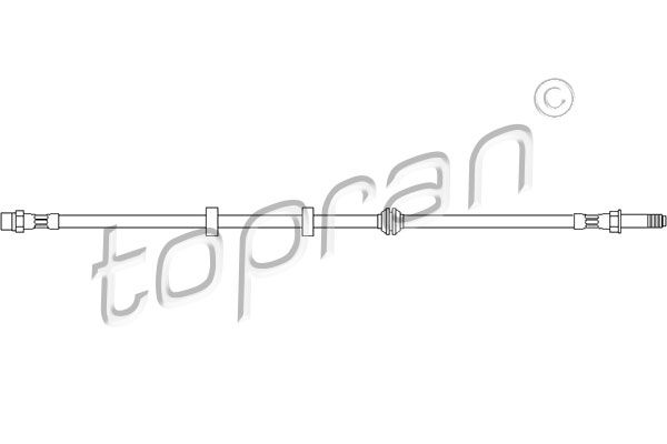 Obrázok Brzdová hadica TOPRAN  110401