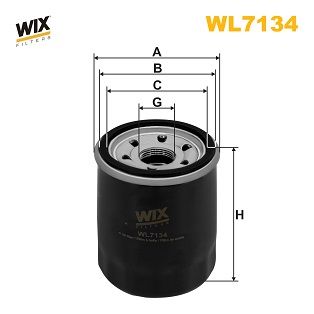 Obrázok Olejový filter WIX FILTERS  WL7134