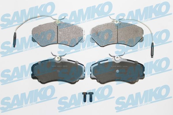 Obrázok Sada brzdových platničiek kotúčovej brzdy SAMKO  5SP011