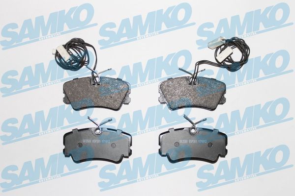 Obrázok Sada brzdových platničiek kotúčovej brzdy SAMKO  5SP301