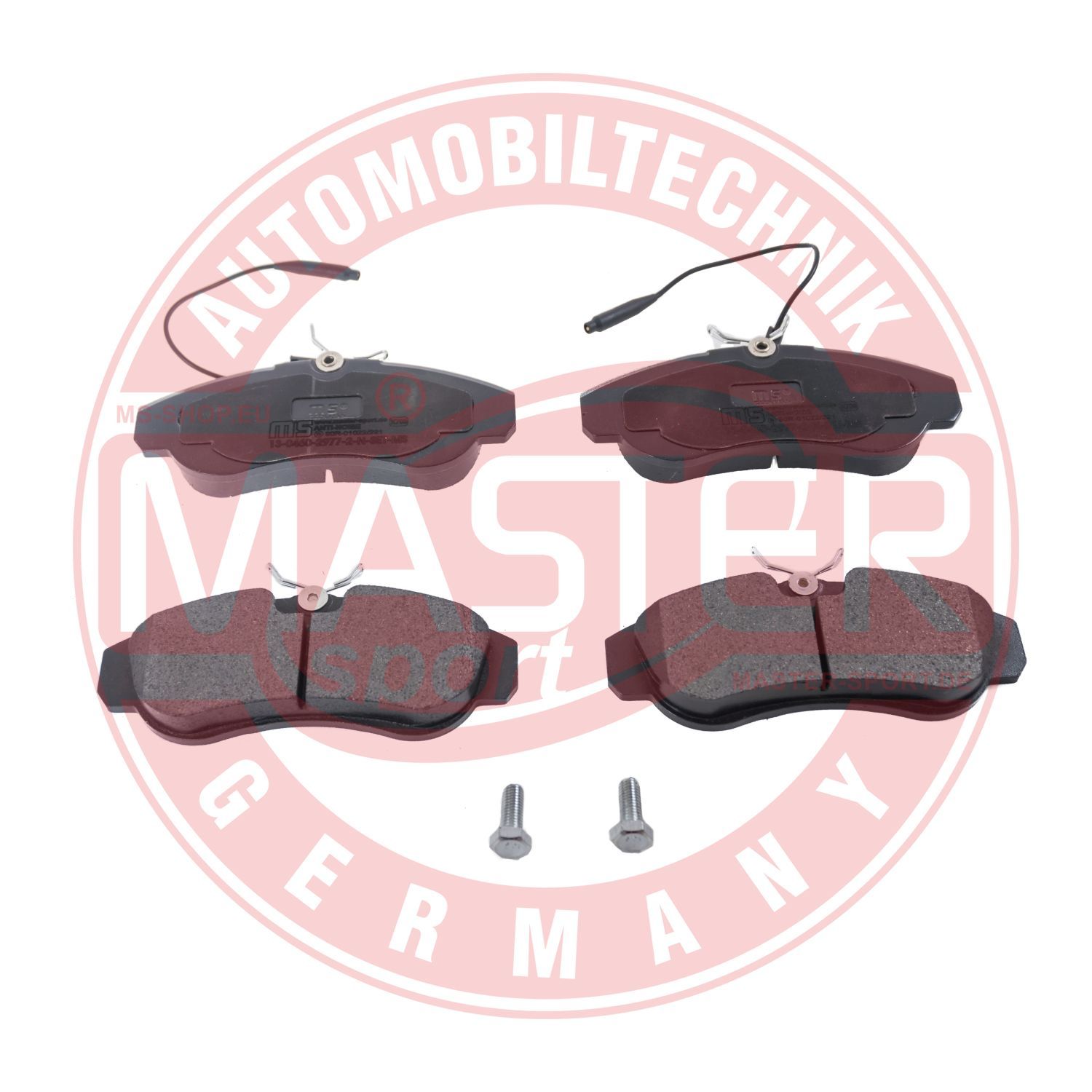 Obrázok Sada brzdových platničiek kotúčovej brzdy MASTER-SPORT GERMANY Premium 13046029772NSETMS