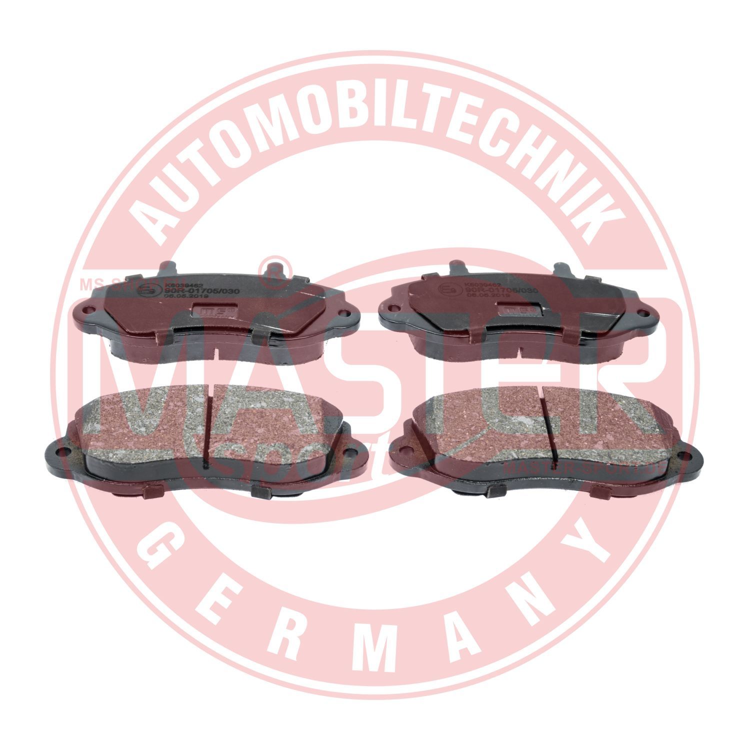 Obrázok Sada brzdových platničiek kotúčovej brzdy MASTER-SPORT GERMANY Premium 13046039462NSETMS