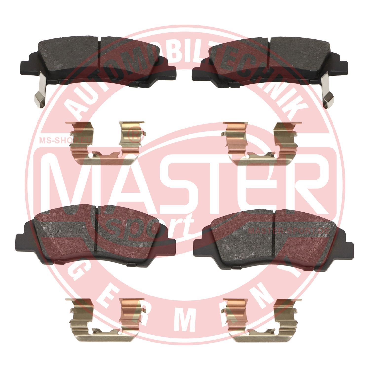 Obrázok Sada brzdových platničiek kotúčovej brzdy MASTER-SPORT GERMANY Premium 13046056532NSETMS