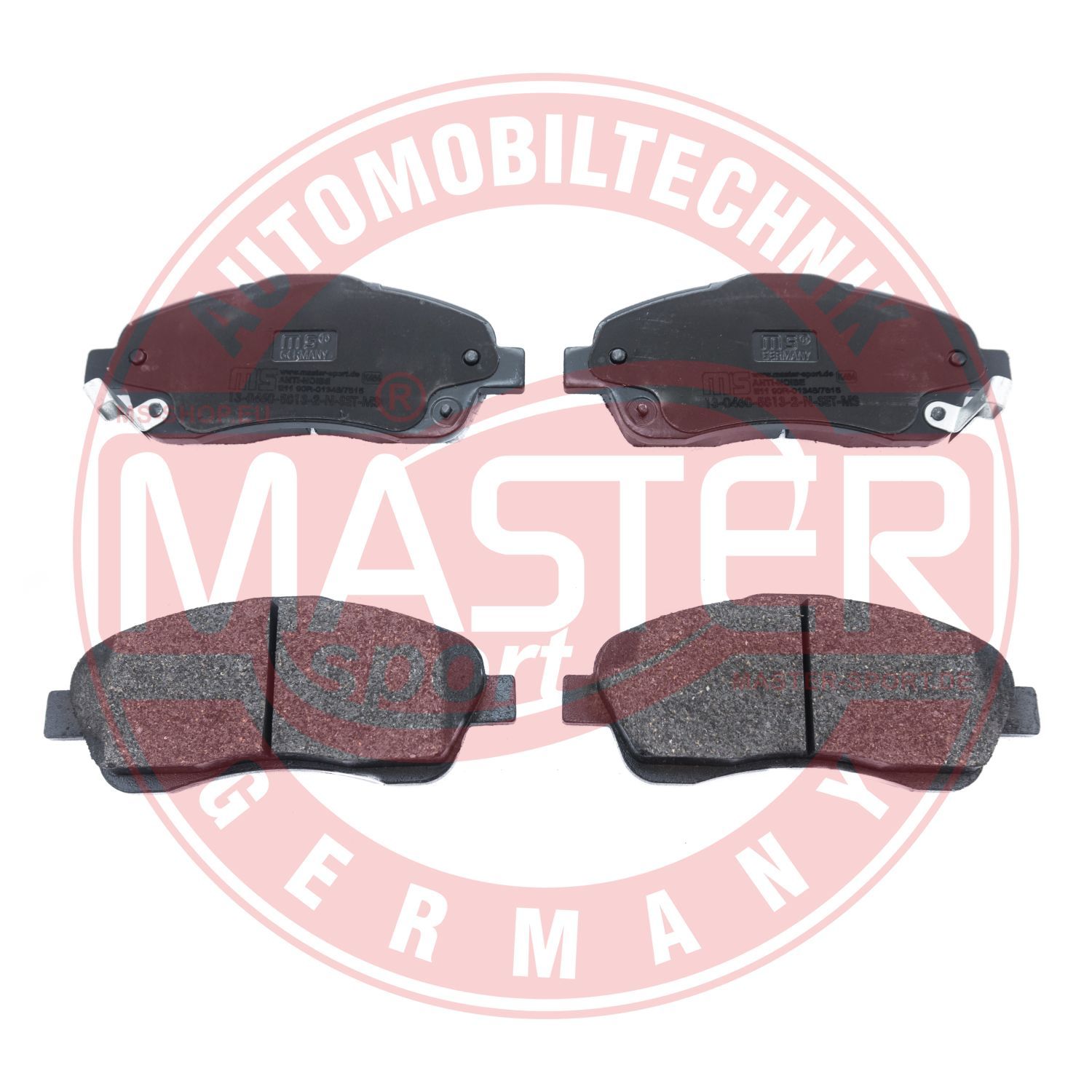 Obrázok Sada brzdových platničiek kotúčovej brzdy MASTER-SPORT GERMANY Premium 13046058132NSETMS