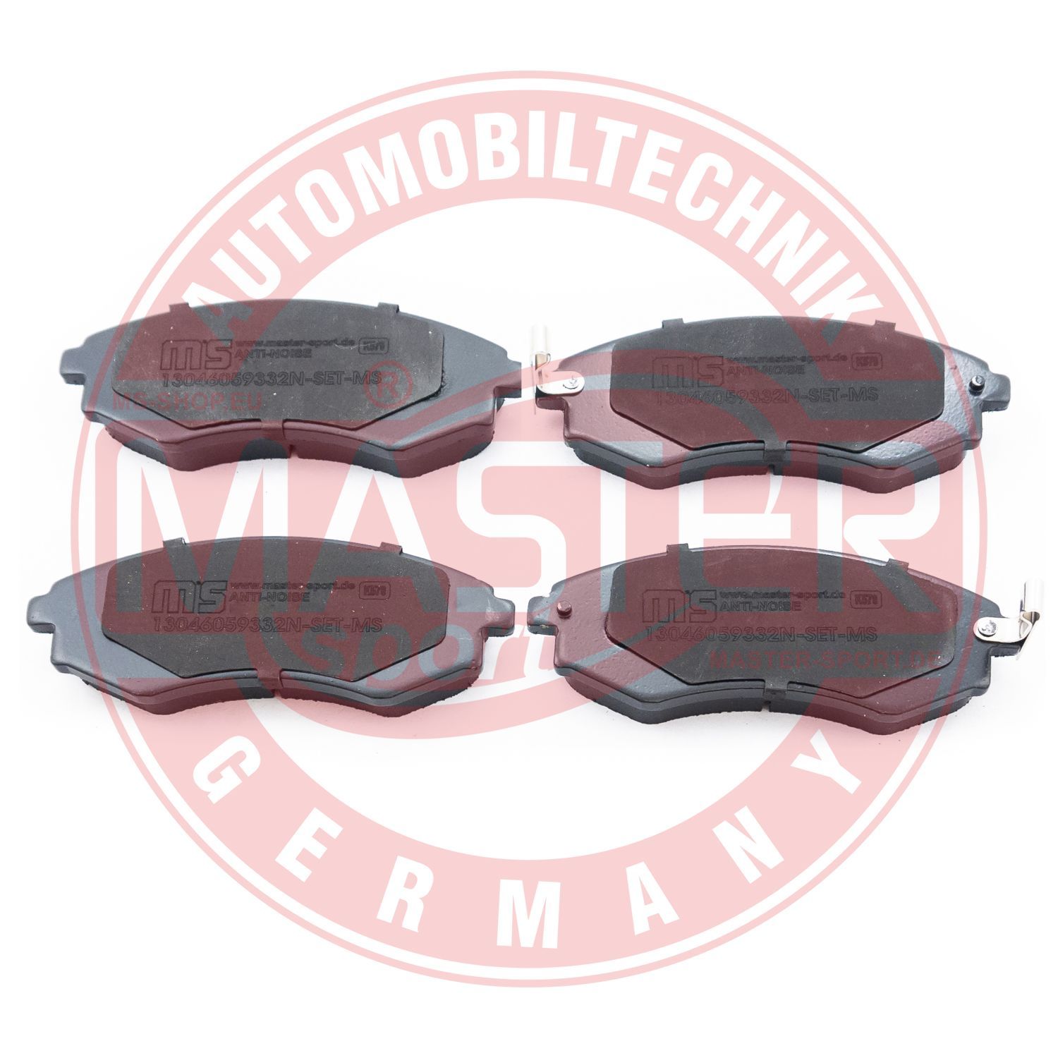 Obrázok Sada brzdových platničiek kotúčovej brzdy MASTER-SPORT GERMANY Premium 13046059332NSETMS