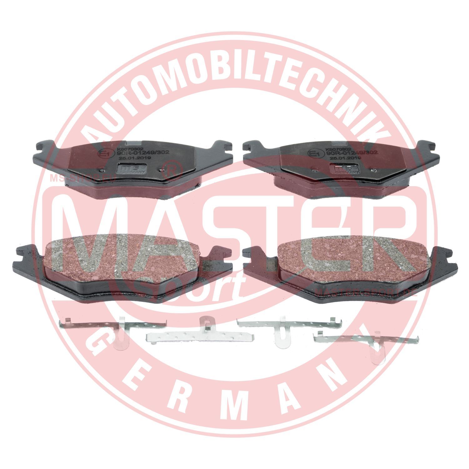 Obrázok Sada brzdových platničiek kotúčovej brzdy MASTER-SPORT GERMANY Premium 13046070302NSETMS