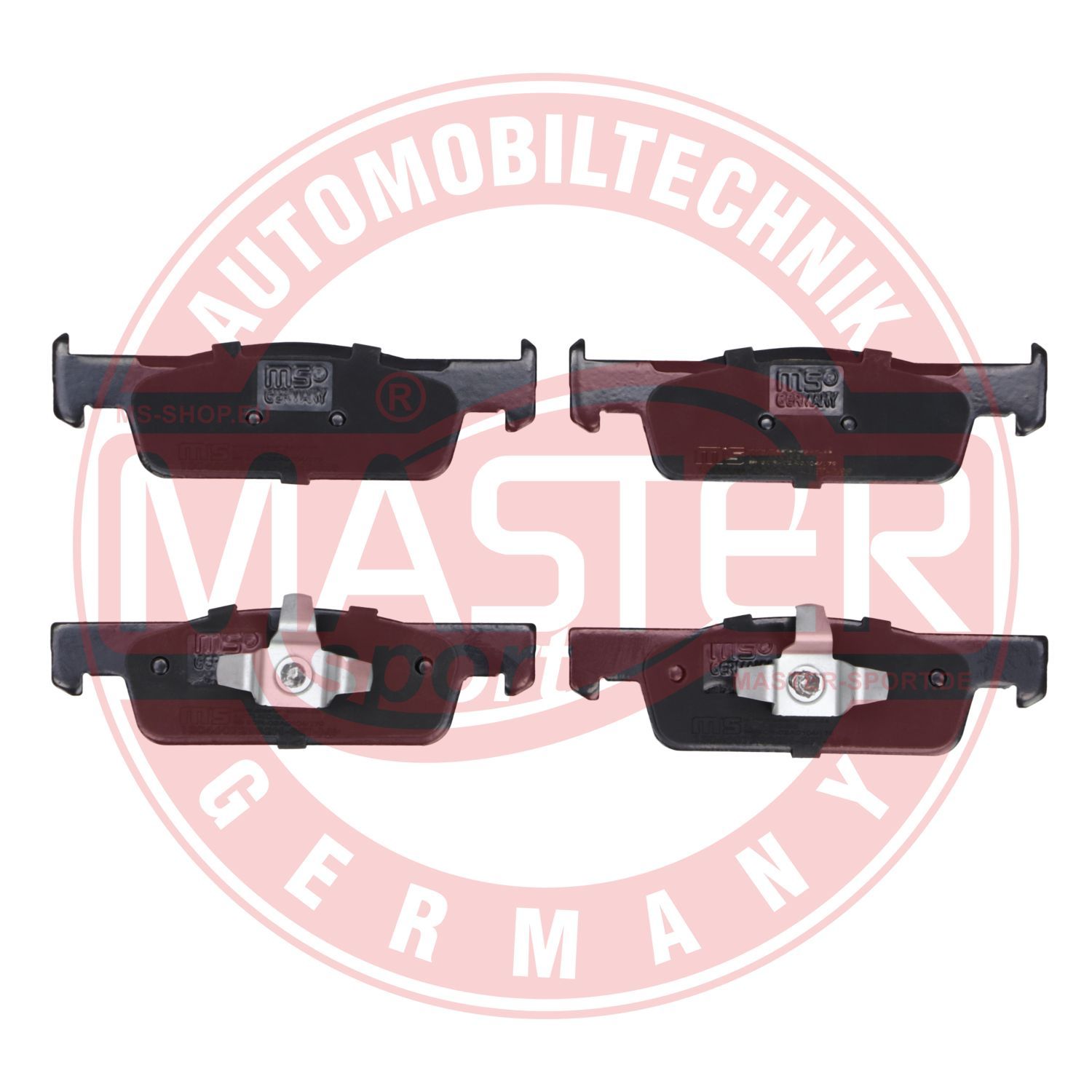 Obrázok Sada brzdových platničiek kotúčovej brzdy MASTER-SPORT GERMANY Premium 13046072982NSETMS
