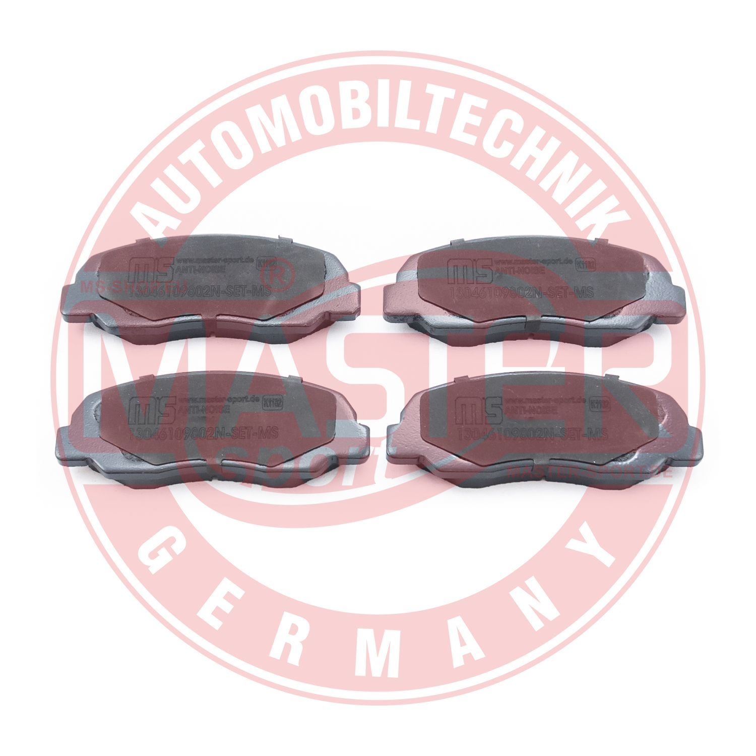 Obrázok Sada brzdových platničiek kotúčovej brzdy MASTER-SPORT GERMANY Premium 13046109802NSETMS
