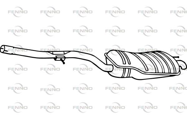 Obrázok Koncový tlmič výfuku FENNO  P1576