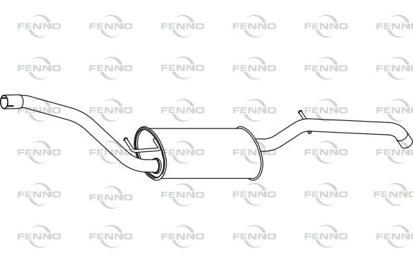 Obrázok Koncový tlmič výfuku FENNO  P23034