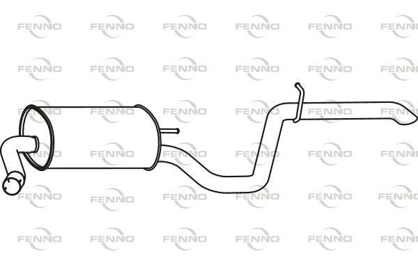 Obrázok Koncový tlmič výfuku FENNO  P29012
