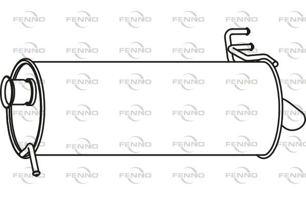 Obrázok Koncový tlmič výfuku FENNO  P29015