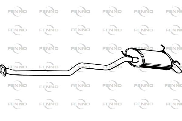 Obrázok Koncový tlmič výfuku FENNO  P2961
