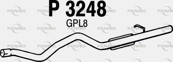 Obrázok Výfukové potrubie FENNO  P3248