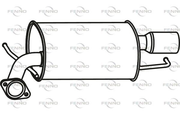 Obrázok Koncový tlmič výfuku FENNO  P3518