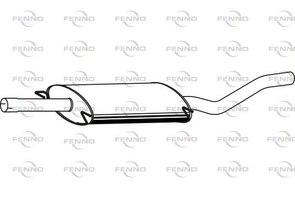 Obrázok Koncový tlmič výfuku FENNO  P36031