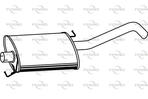 Obrázok Koncový tlmič výfuku FENNO  P3731