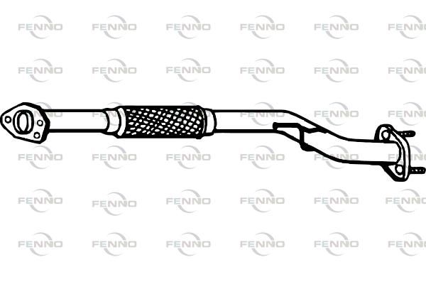 Obrázok Výfukové potrubie FENNO  P4290