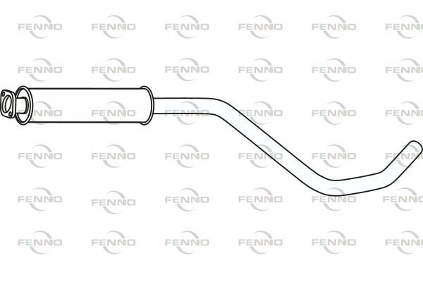 Obrázok Predný tlmič výfuku FENNO  P43116