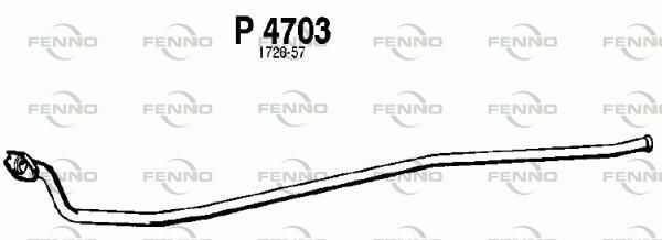 Obrázok Výfukové potrubie FENNO  P4703
